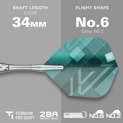 Rove 03 90% Tungsten SP Steel Tip Darts