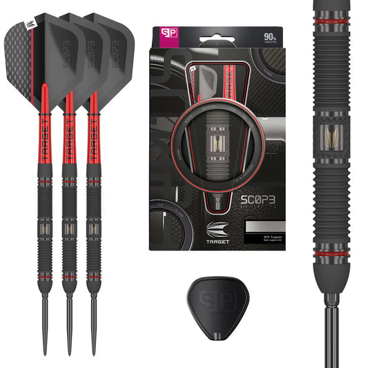 Scope 01 90% Tungsten SP Steel Tip Darts