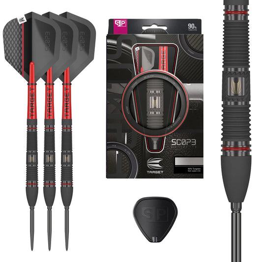 Scope 02 90% Tungsten SP Steel Tip Darts