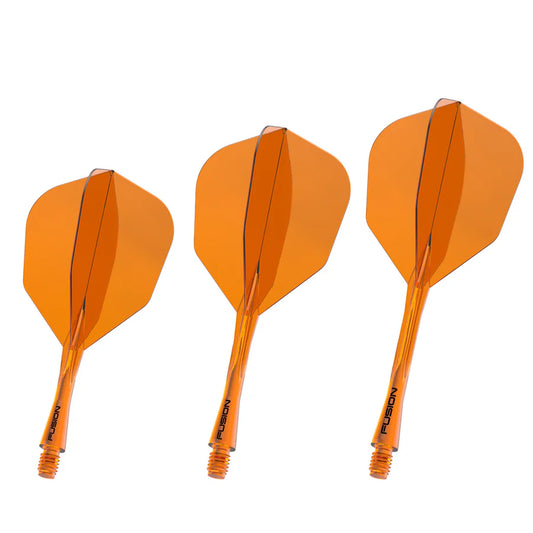 Winmau Fusion Integrated Flight & Shaft Orange