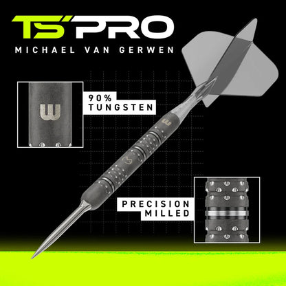 Michael van Gerwen MvG TS-PRO Switch Point 90% Tungsten Steel Tip Darts