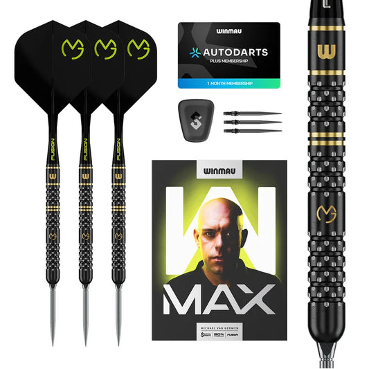 Michael van Gerwen MvG W-Max Switch Point 90% Tungsten Steel Tip Darts